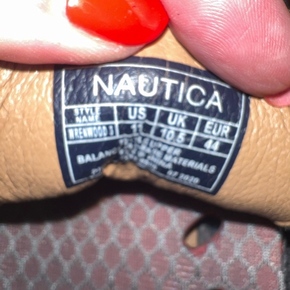 Nautica Men's Gray Blue Oxford Topsider Shoes, size 11, GUC, preppy, casual - Picture 8 of 8